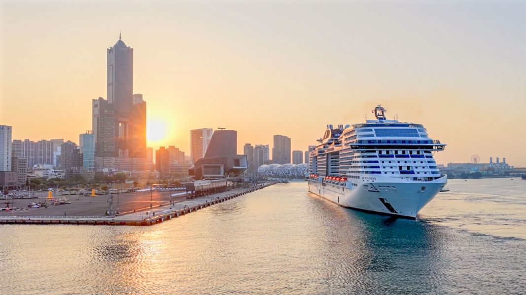 MSC 榮耀號高雄母港盛大首航　創開港以來最大規模載客量郵輪紀錄